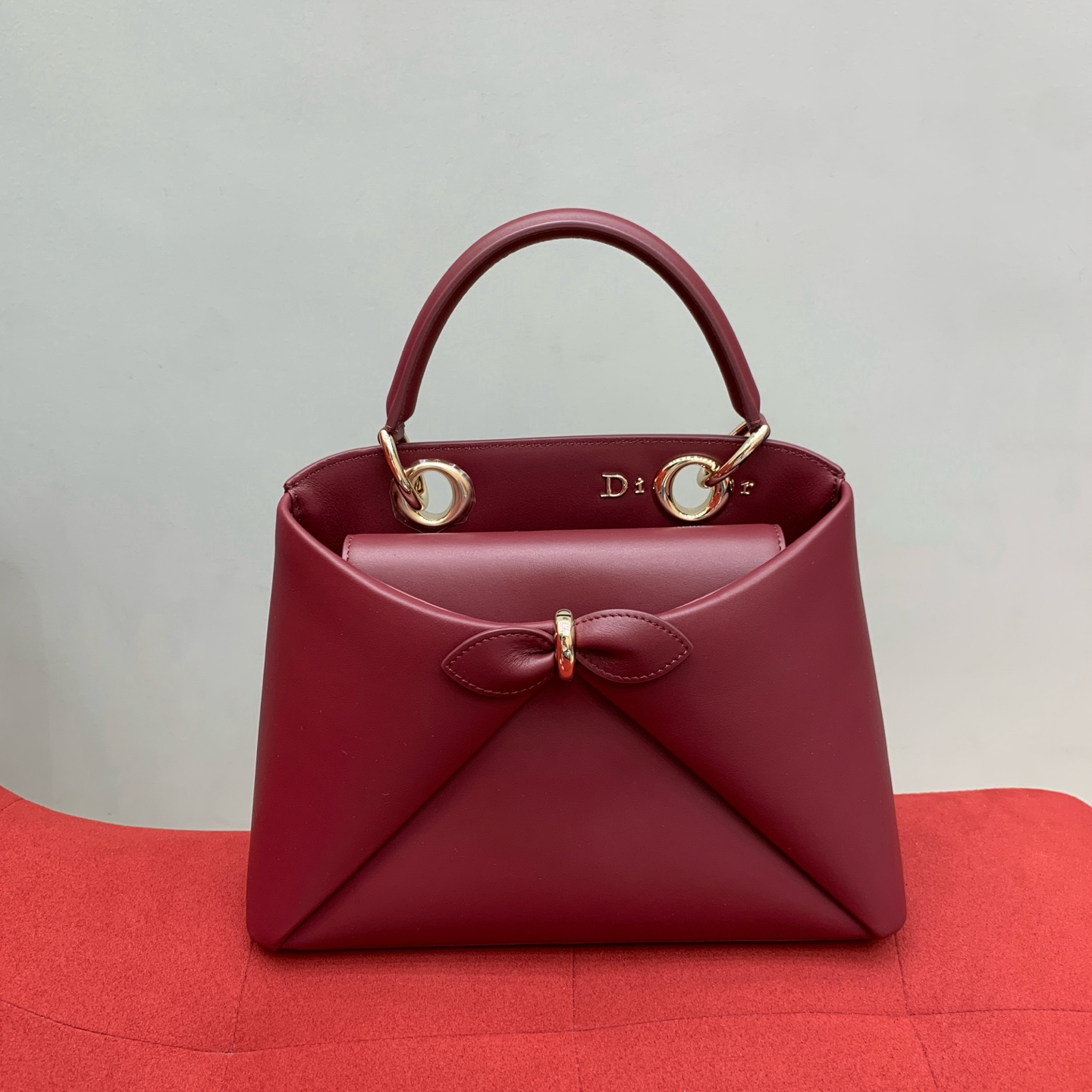 dior cigale geometric fold top handle shoulder bag